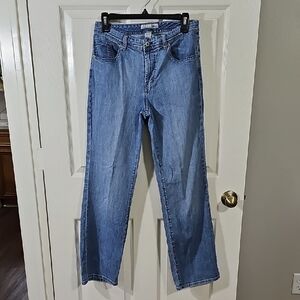 Chico's Blue Straight Leg Jeans